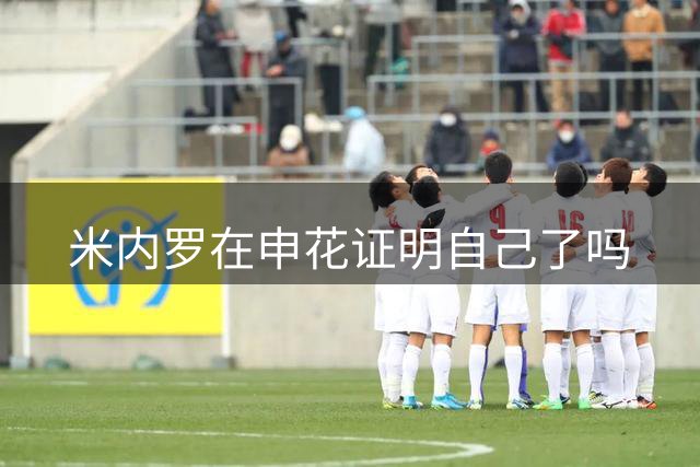 米内罗在申花证明自己了吗